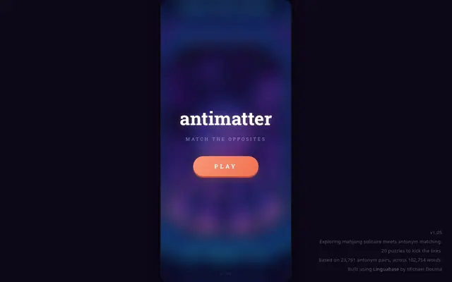 Screenshot of Antimatter