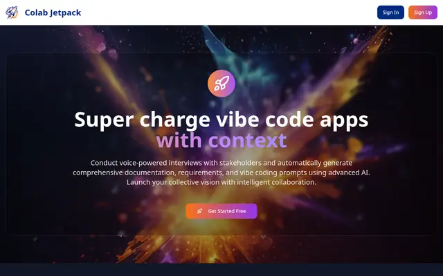 Screenshot of Colab Jetpack