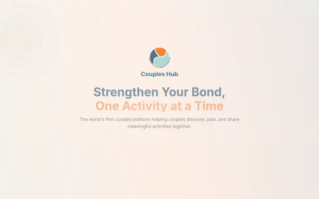Screenshot of Couples Hub