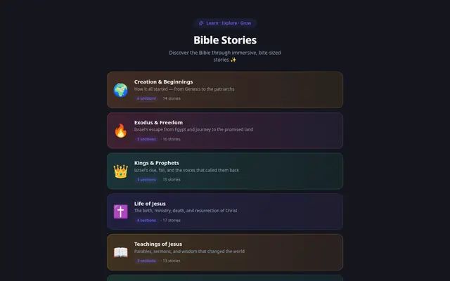 Screenshot of daily-bible.lovable.app