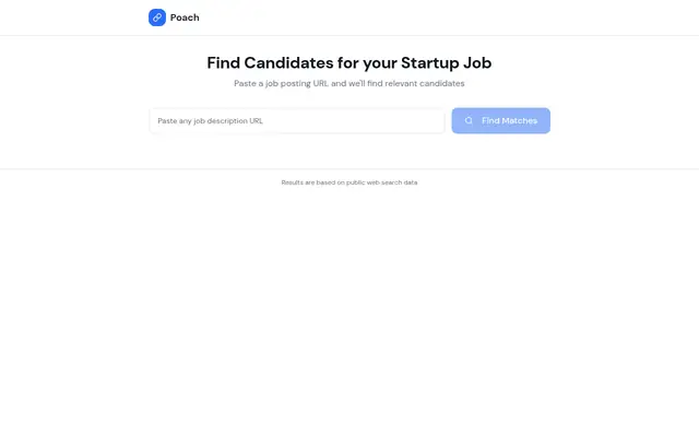 Screenshot of getpoach.app