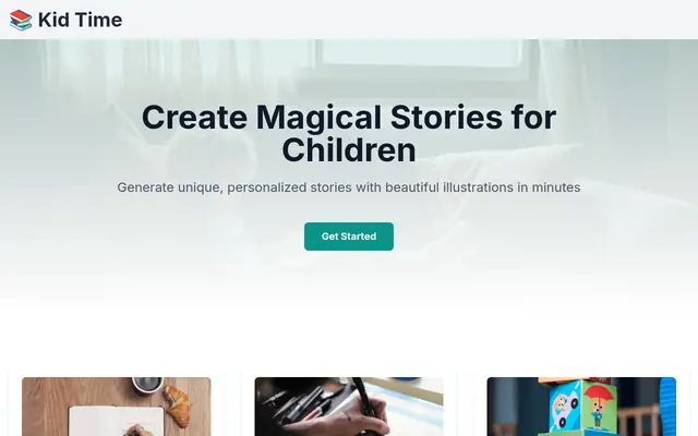 Screenshot of Kid Time