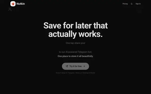 Screenshot of Nutkin