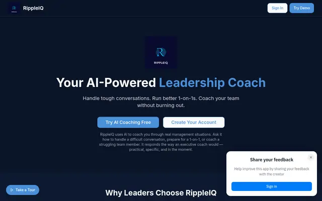 Screenshot of RippleIQ