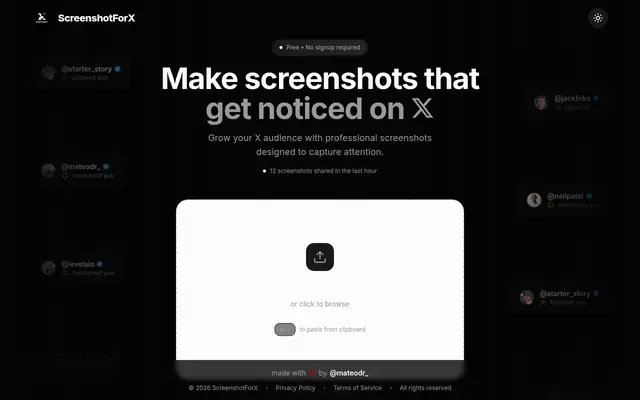 Screenshot of screenshotforx.com