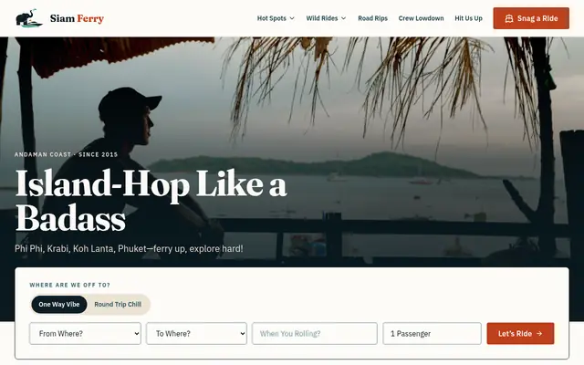 Screenshot of Siam Ferry